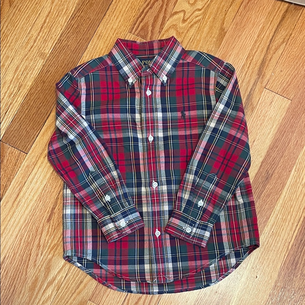 Ralph Lauren Plaid Button-Up Shirt